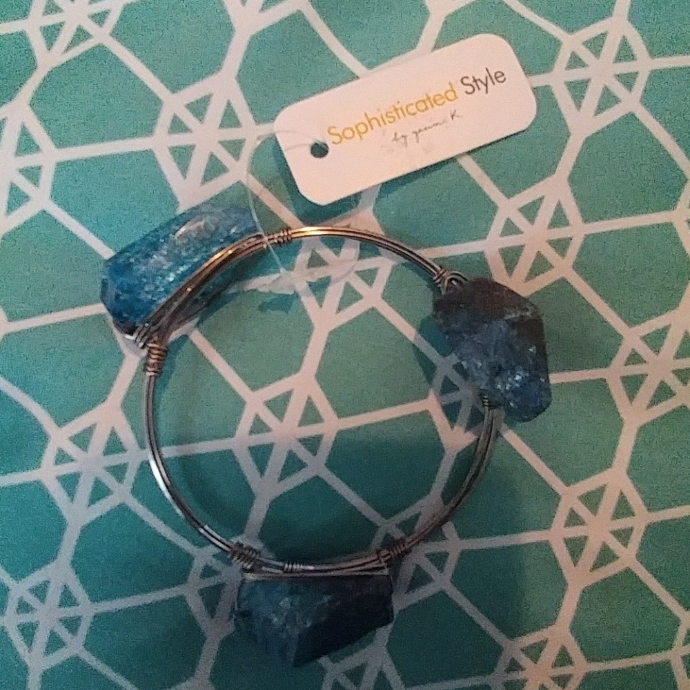 Sapphire 3 Stone Braclet